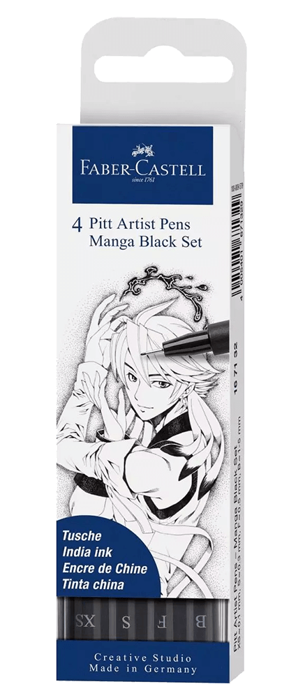 Pitt Artist Pen Brush India ink pen, studio box of 24