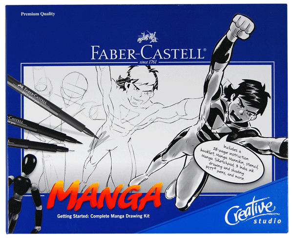 Faber-Castell Getting Started Manga Complete Drawing Set