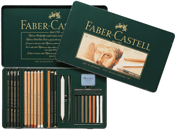 Faber-Castell Charcoal Sketch Set- Pencil Art Set for Adults and