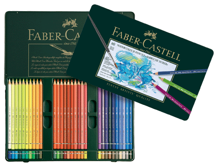 Faber-Castell Albrecht Durer Artists Watercolor Pencil Metal Tin of 60