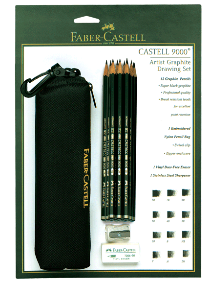 Faber Castell 9000 Graphite Pencil Art Set of 12