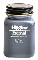 Higgins Eternal Ink - Color Black - Size 2.5 oz.