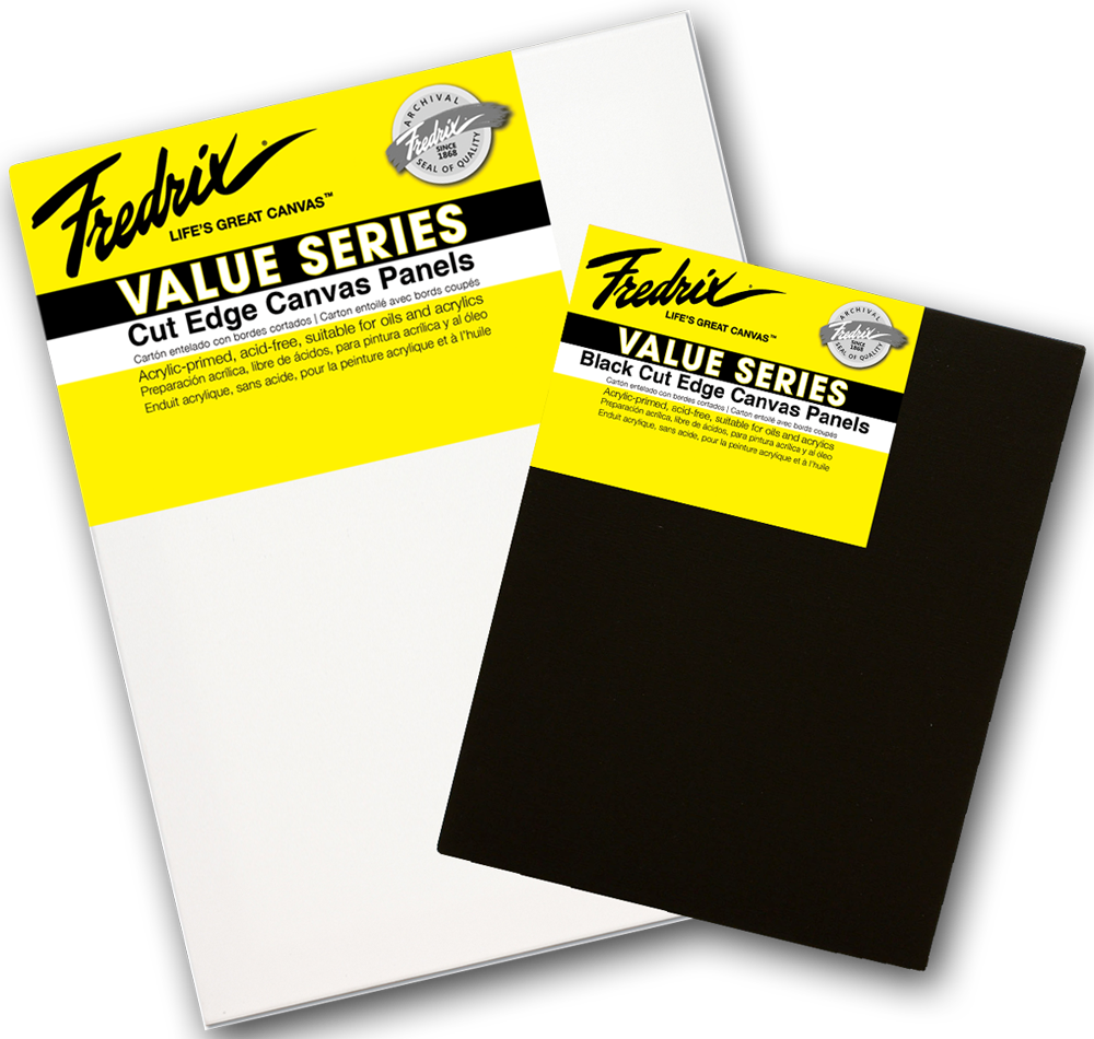 Fredrix Value Series Cut Edge Canvas Panel Packs
