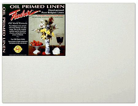 Fredrix Archival Oil Primed Linen Canvas Board - Size 8 x 10 - Case of 12