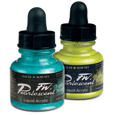 FW Pearlescent Liquid Acrylic Artists' Inks