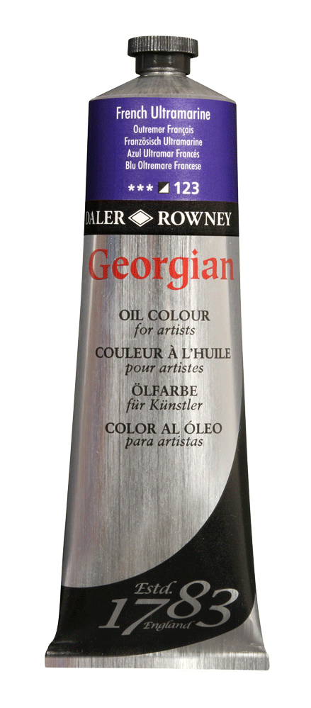 Daler Rowney Georgian Oil Paint Titanium White 225ml Tube - Art Paints for  Canvas Paper and More - Oil Painting Supplies for Artists and Students 