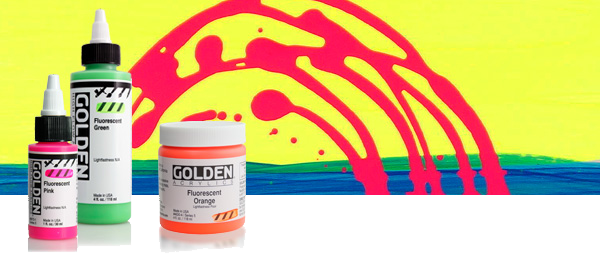 golden-fluorescent-paint