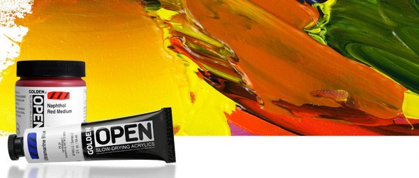 Golden Open Acrylic, Naphthol Red Medium / 2oz