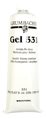 Grumbacher Gel 531 Transparentizer - Size 5.07 oz. (150ml)