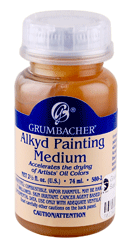 Grumbacher Alkyd Painting Medium - Size 2-1/2 oz. (74ml)