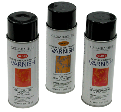 Grumbacher Professional Spray Varnishes