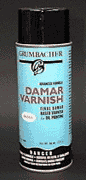 Grumbacher Damar Varnish Spray - Color Gloss - Size 12-3/4 oz.