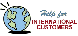 Help for International Customers