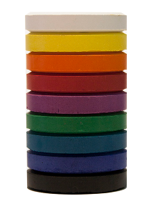 Jack Richeson Mini Tempera Cakes Refill (Set of 9) - Color Assorted