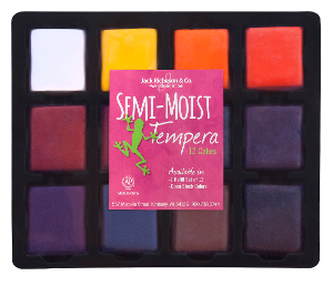 Jack Richeson Semi-Moist Tempera (Set of 12) - Color Assorted