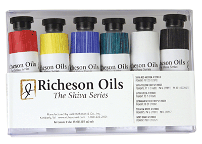 Richeson Oil, The Shiva Series Basic Set of 6