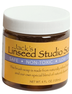 Jacks Linseed Studio Soap - Size 120ml (4 oz)