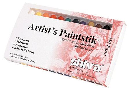 Shiva Paintstik Set of 12 Student Colors