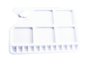 Richeson Rectangular Plastic Palette with Hole