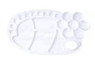 Richeson 12 Well Oval Plastic Palette