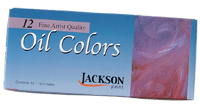 Jackson Oil Paint Set of 12