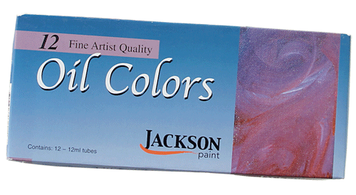 Jackson Oil Paint Set of 12