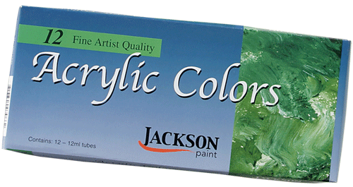 Jackson Acrylic Paint Set of 12