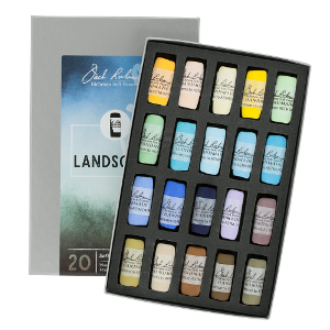 Richeson Soft Handrolled Pastels Set of 20 - Color Landscape