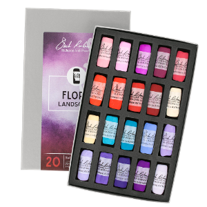 Richeson Soft Handrolled Pastels Set of 20 - Color Flora Landscape