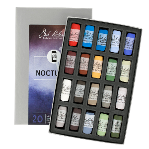 Richeson Soft Handrolled Pastels Set of 20 - Color Nocturne