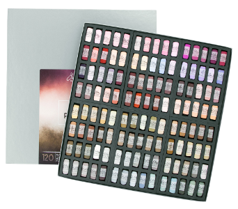 Richeson Soft Handrolled Pastels Set of 120 - Color Portrait Values 1-10