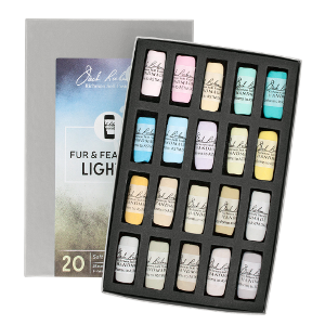 Richeson Soft Handrolled Pastels Set of 20 - Color Fur and Feathers Light 2