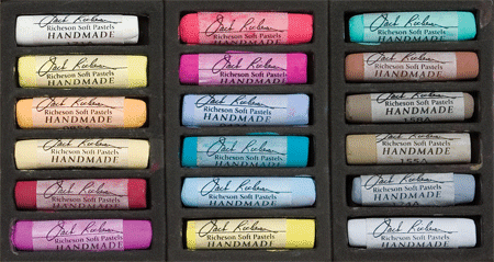 Jack Richeson Handmade Pastel Wood Box Set of 18 - Color Assorted