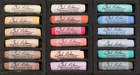 Jack Richeson Handmade Pastel Wood Box Set of 18 - Color Portrait