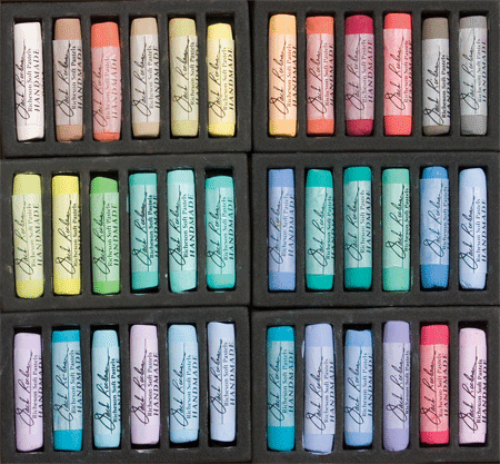 Jack Richeson Handmade Pastel Wood Box Set of 36 - Color Landscape