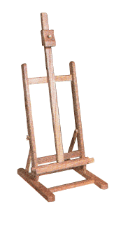 Richeson Belmont Easel Lyptus Wood, Collapsible Design