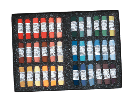 Unison Handmade Soft Pastel Set of 36 - Color Starter Assortment - WARNING This product  contains a chemical known to the State