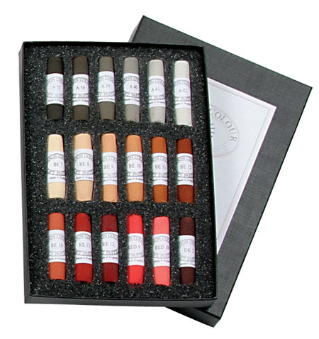 Unison Handmade Daniel Greene Pastel Set of 18 - WARNING This product  contains a chemical known to the State of California to c