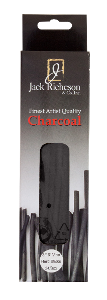 Richeson Natural Vine Charcoal Box of 24 - Thin Hard - Size 3/16