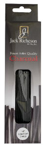 Richeson Natural Willow Charcoal Box of 25 - Thin Soft - Size 1/8