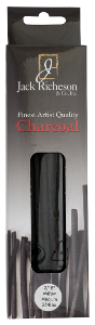 Richeson Natural Willow Charcoal Box of 25 - Medium Soft - Size 3/16