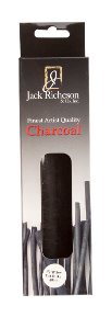 Richeson Natural Willow Charcoal Box of 4 - Jumbo Soft - Size 1/2