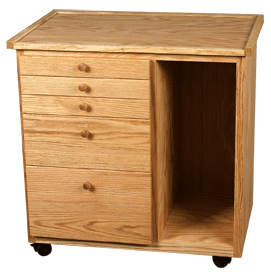 BEST Studio Taboret - Size 5 Drawers with Cubby*