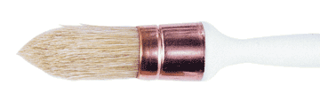 Italian Sash Brush, Pointed Bristle - Size 0 (3/4D, 21mm)