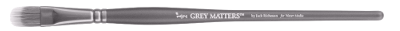 Richeson Grey Matters Synthetic Filbert Rake Brush - Size 1/2
