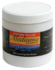 Stephen Quiller Acrylic Black Gesso - Size 250ml