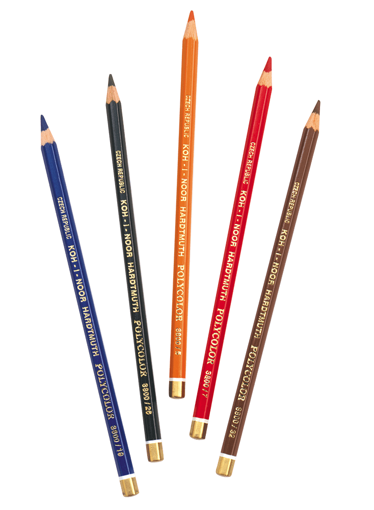 POLYCOLOR Crayon de couleur set Koh-I-NOOR 3827 art dessin crayon Tin de 12-72 