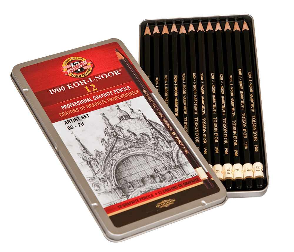 Koh-I-Noor Toison d'Or 2H Drawing Pencils, 2ct.