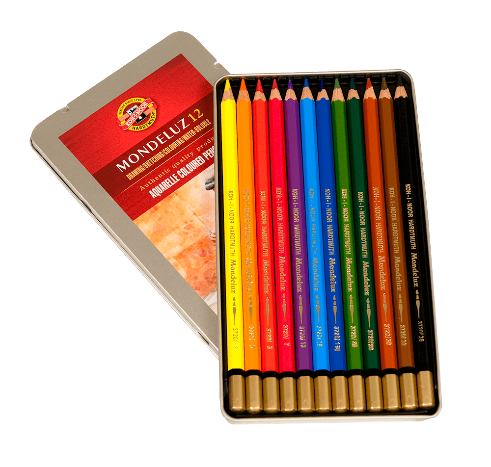 Koh-I-Noor Polycolor Colored Pencil Tin Set of 24