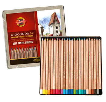 Gioconda Soft Pastel Pencils - Tin of 12 – Kings Stationers Artist Supplies